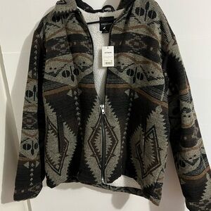 Men's Sherpa Lined Harrington Jacket Cotton on Garments